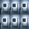 6 Pack LED Night Light Plug-In , Dusk to Dawn Sensor , Energy Saving Night Lights for Bedroom Hallway Bathroom