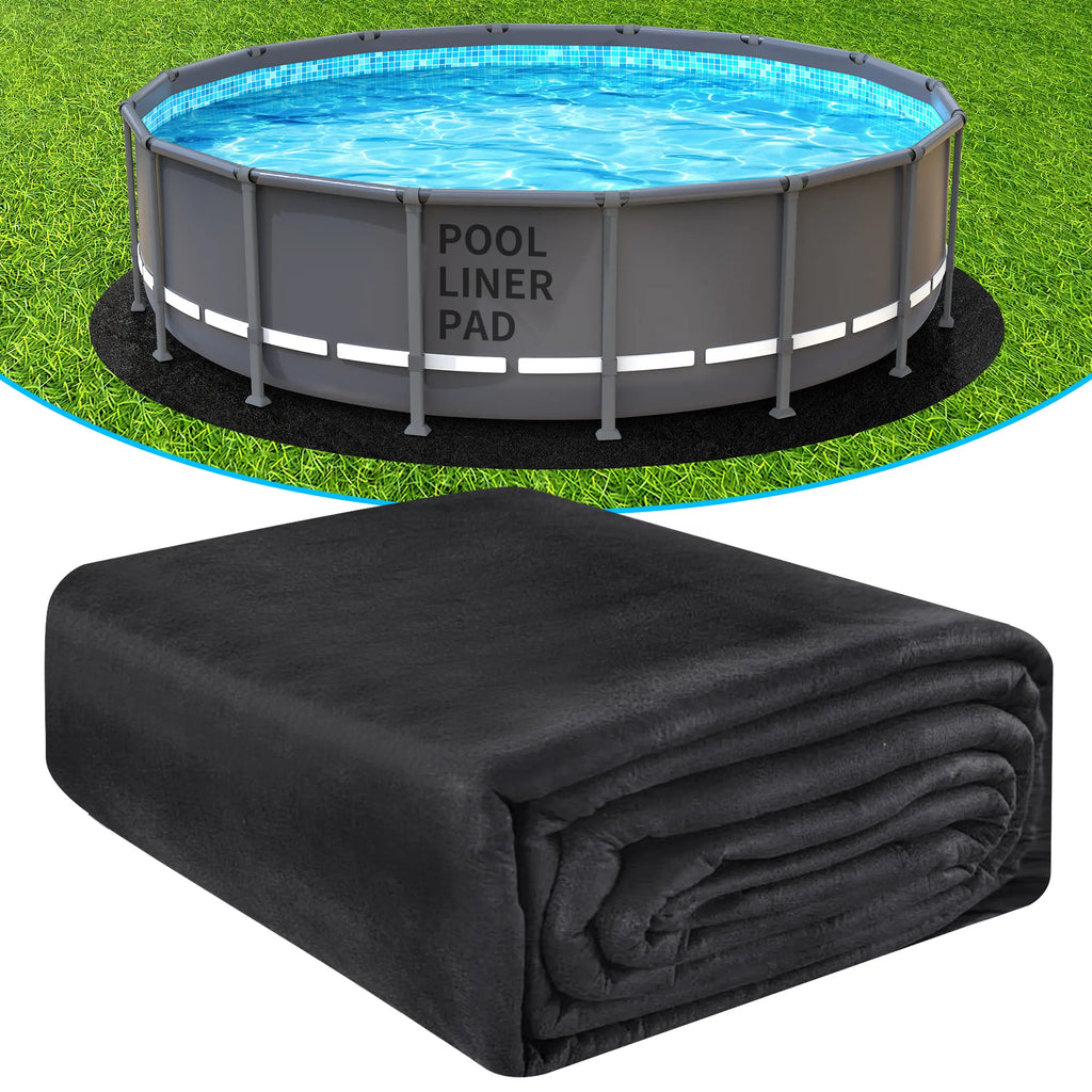 Aquajoyer Thicker Heavy Duty Pool Liner Pad for above Ground Pool, Pool Padding Underlayment for Pool Bottom, Protects Pool Prevents Punctures Weed Barrier Comfortable Underfoot