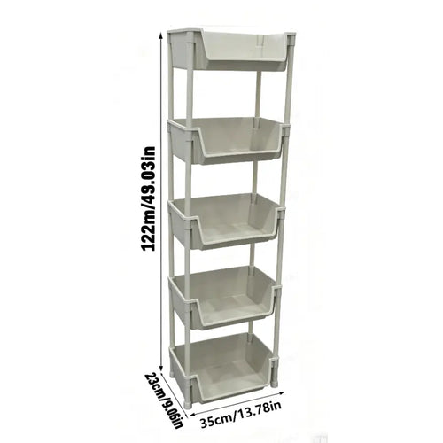 #Multifunctional Multi-Layer Plastic Storage Cartwith Wheels, Layered Shelf Organizer for Bedroom Bathroom Living Room, Adjustablestanding Shelf Suction Cup Sponge Holder for Kitchen Sink Semiannual Sale 2025 Easy Install Kit Glove Clip Cas Oz Sce